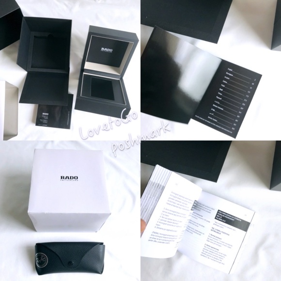 Authentic Rado Watch Gift Box Cover Booklet Set - Picture 2 of 3